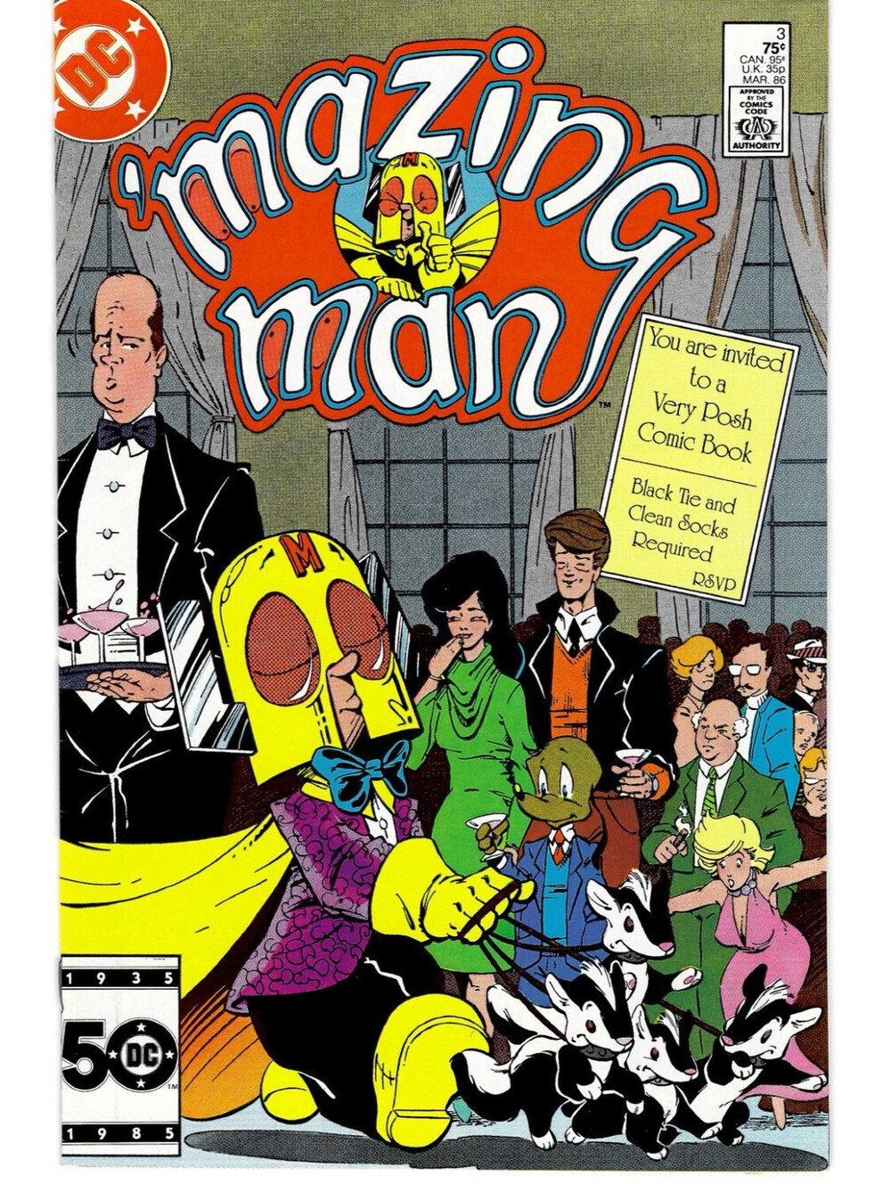 DC Comics Inc 'Mazing Man Number 3 March 1986